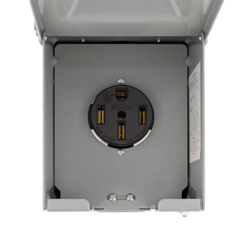 50 amp rv electrical box connection|50 amp rv outlet kit.